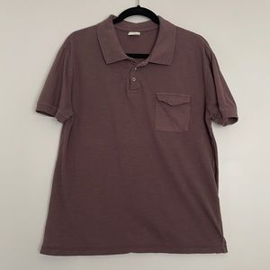 Diesel Embroidered Back Mens Polo Shirt Brown Size M